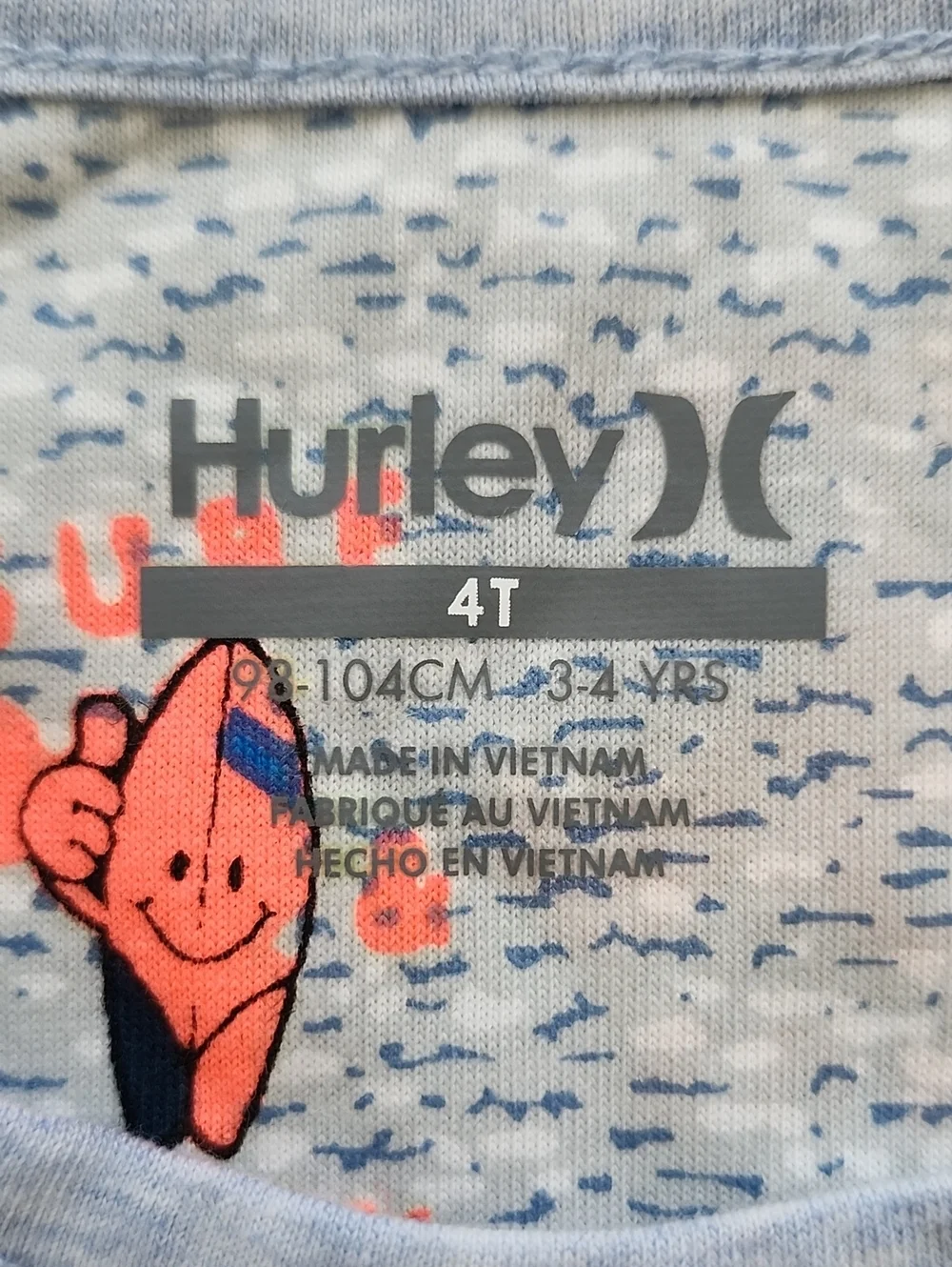NWT Hurley Kids Boy Graphic Tank Top & Shorts Surf Outfit Set Size 4T
